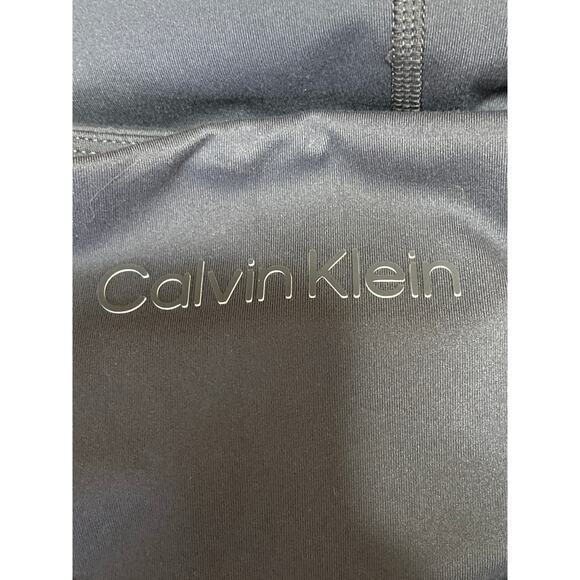 Calvin Klein Gray High Waisted Skinny Activewear Athletic Yoga Leggings Pants M - Picture 4 of 5